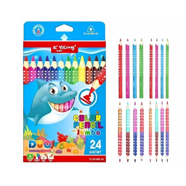 Colors Pencils 24 Colors Duo