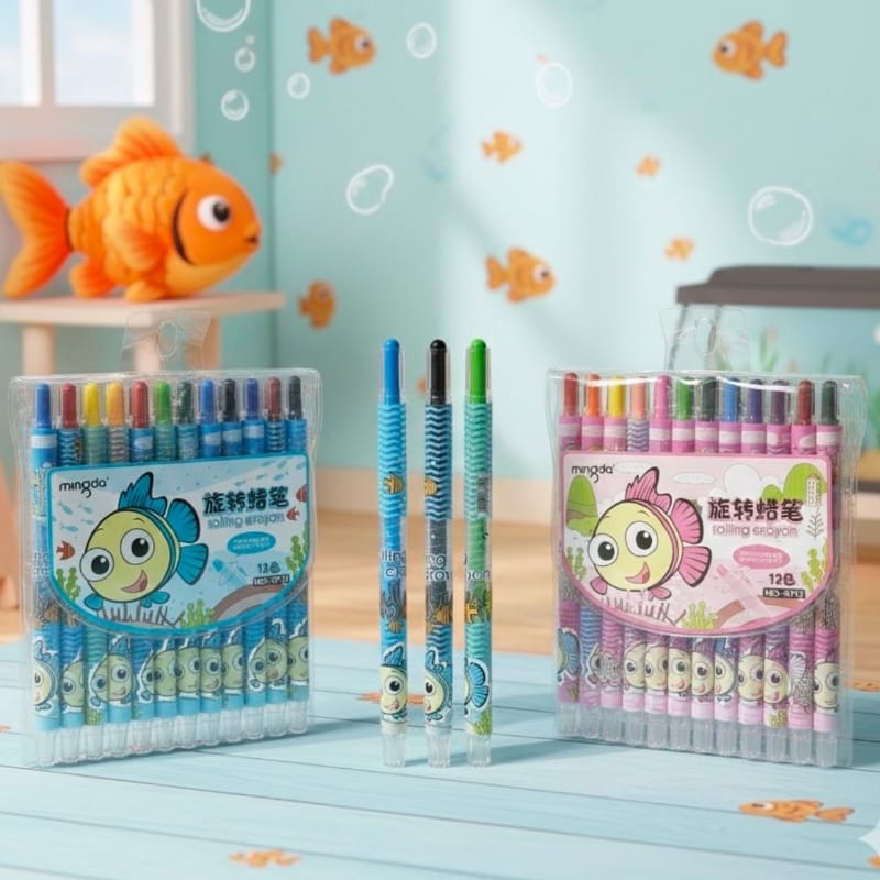 Rolling Crayons No. 3712 ( 12 Colors ) - Image 1