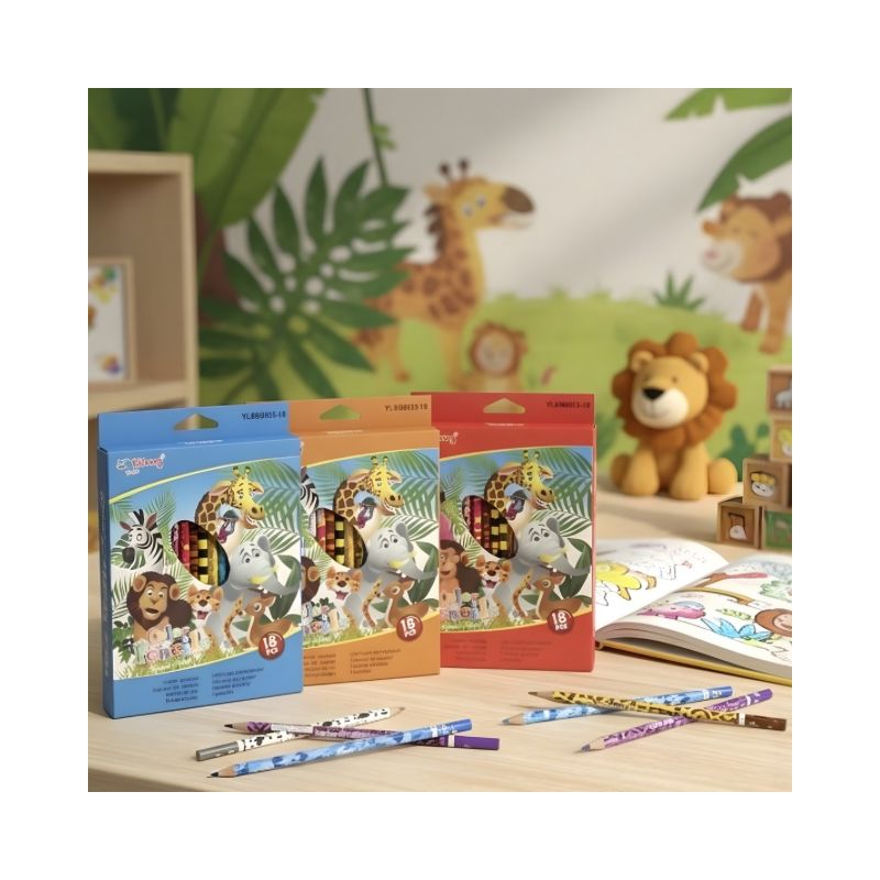 1 Color Pencil No. 830023-18 ( 18 Colors ) - Image 1