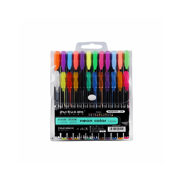 Color Pens Neon Color Set Of 24