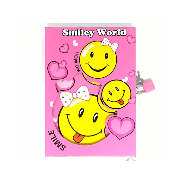 Kids Diary Smiley, Teddy Bear Design (Big)