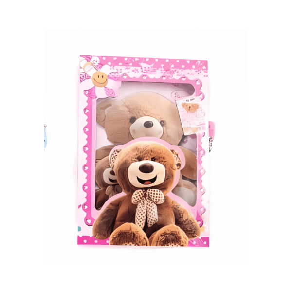 Kids Diary Smiley, Teddy Bear Design (Big)