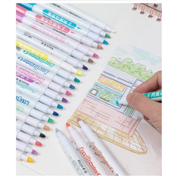 Acrylic Markers Set Of 8 Colors