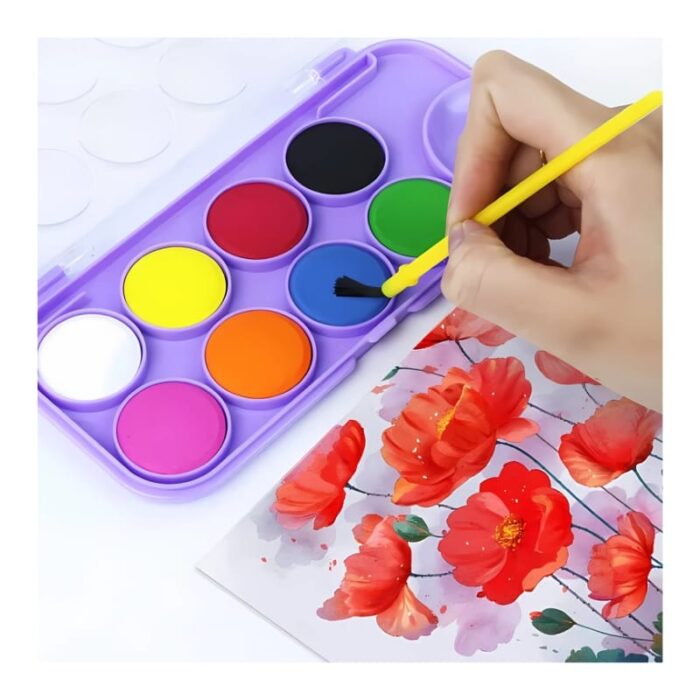 Water Color In Acrylic Box No. 83092-8 (8 Colors) - Image 3