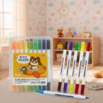 Double Tip Washable Marker Set No. 517-18 (Set of 18)