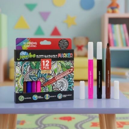 Jumbo Washable Markers No. 80734 (Set of 12)