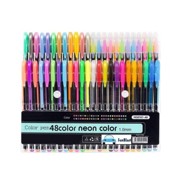 Color Pens Neon Color No. 6107-48 (Set Of 48)