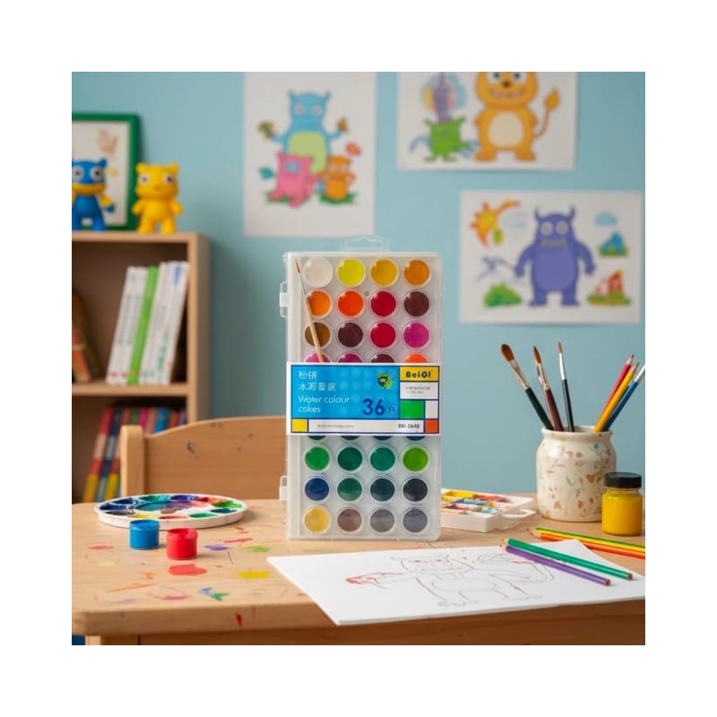 Water Color No. 064B ( 36 Colors ) - Image 1