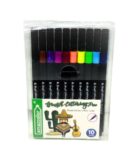 Brush Calligraphy Pen No. 80736 (Set of 10)