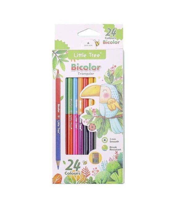 Bicolor Triangular Color Pencil No. 511206 (Set of 12)