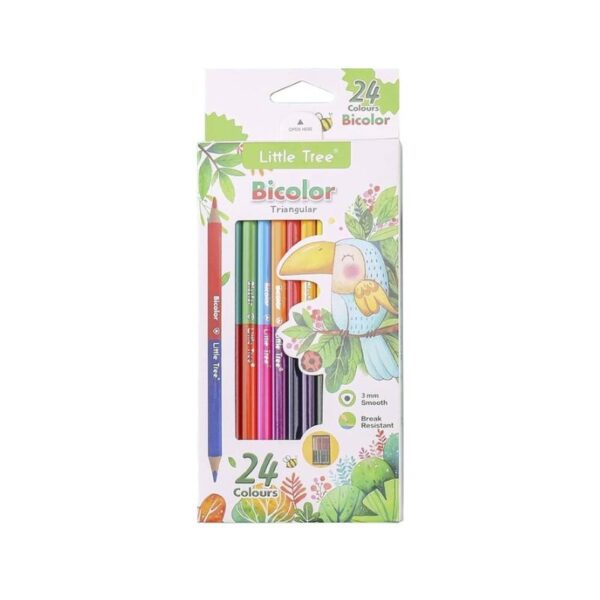 Bicolor Triangular Color Pencil No. 511206 (Set of 12)