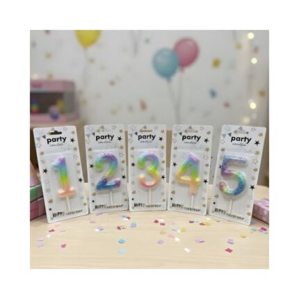 Rainbow Candle 1 to 5