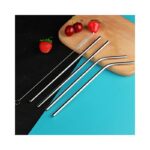 4 Pcs Stainless Steel Straw KK-V-15-2