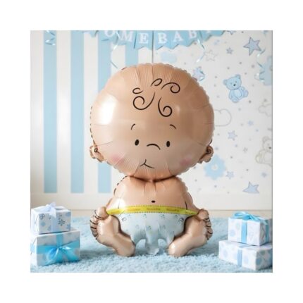 12 Pcs Baby Shower Foil Balloon Mix Design