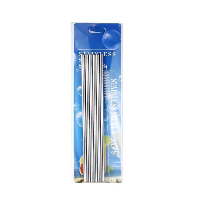 6 Pcs Stainless Steel Straw KK-V-15-3 - Image 5