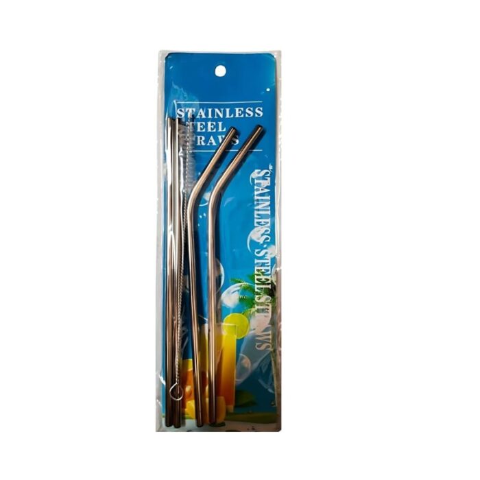 4 Pcs Stainless Steel Straw KK-V-15-8 - Image 5