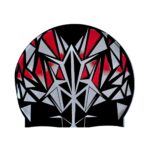 Spider Print Silicone Swimming Cap - Image 2