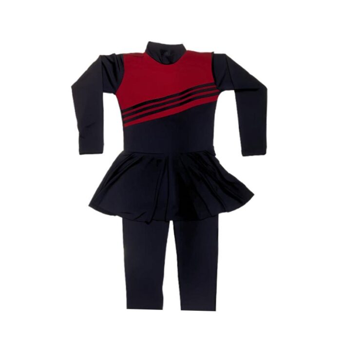 Ladies Back Zip Swimming Costume 1666 - Image 4