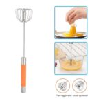 Stainless Steel Semi-Automatic Egg Whisk - Image 2