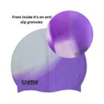 Cyma Multicolored Small Bubble Swimming Cap 003 - Image 2