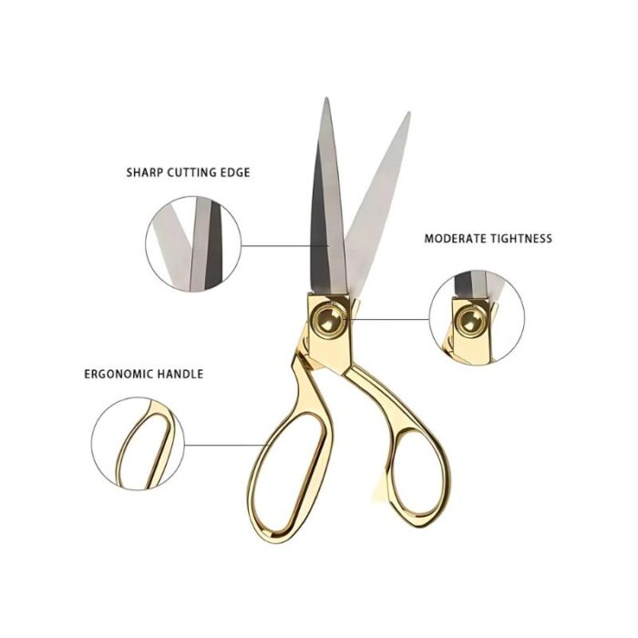 Stainless Steel Golden Scissors - Image 2
