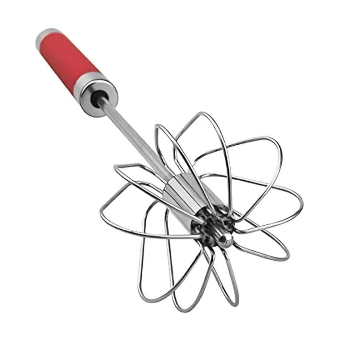 Stainless Steel Semi-Automatic Egg Whisk - Image 3