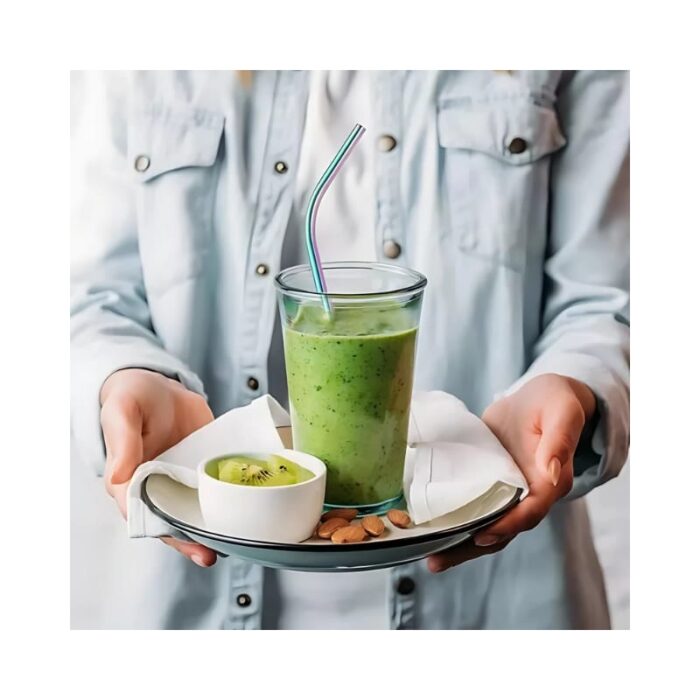 2 Pcs Stainless Steel Straw KK-V-15-6 - Image 4