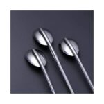 6 Pcs Stainless Steel Spoon Straw No. KK-V-15-5 - Image 5