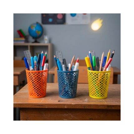 Round Diamond Plastic Pen Stand