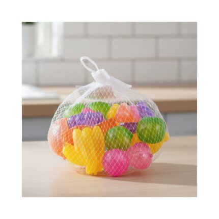 Reusable Fruit Shape Water-Filled Silicone Ice Cubes 12-Pcs