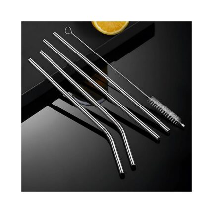 4 Pcs Stainless Steel Straw KK-V-15-8