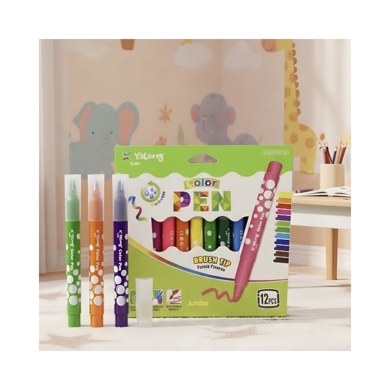 1 Single Tip Color Pen No. 875086 ( 12 Pcs ) - Image 1