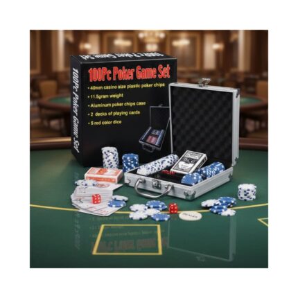 100 Pcs Poker Set No. 123