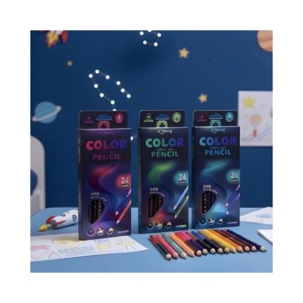 Duo Color Pencil No. 231042-12 ( 12 Pencil/ 24 Color )