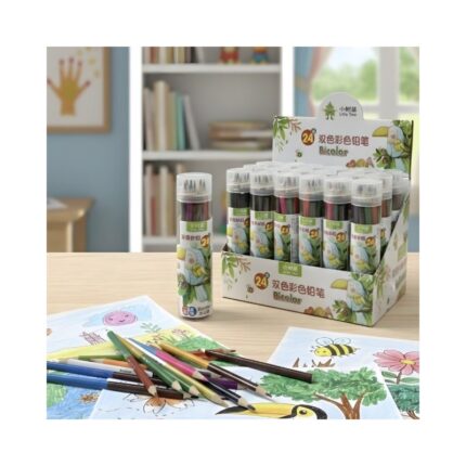 Duo Color Pencil No. 2046 ( 12 Color/ 24 Pcs Box )