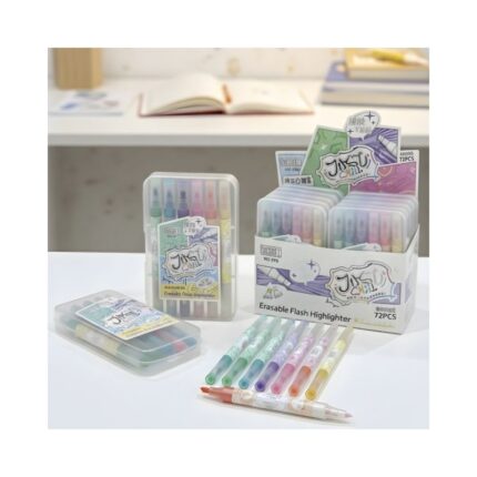 Highlighter+Erasable Tip No. 2019 ( 12 Pcs Box/ 6 Color/ 6 Highlighter )