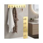 Golden Wall Hook Rack (6 hooks)
