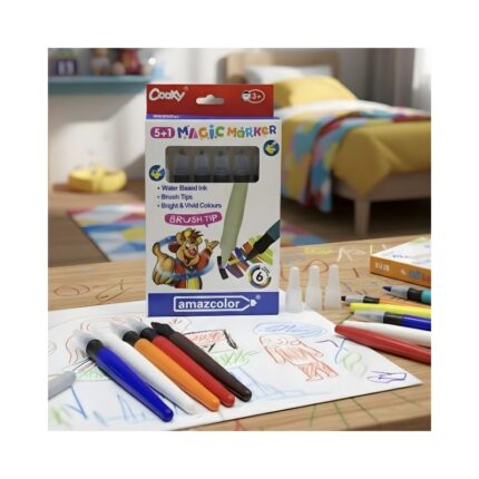 Single Tip 5+1 Magic Marker No. 80613 ( 6 Pcs )