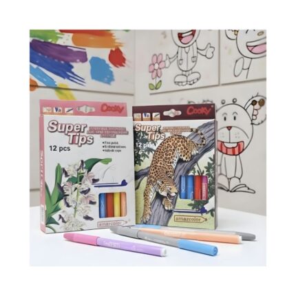 Single Tip Washable Marker No. 80733 ( 12 Pcs )