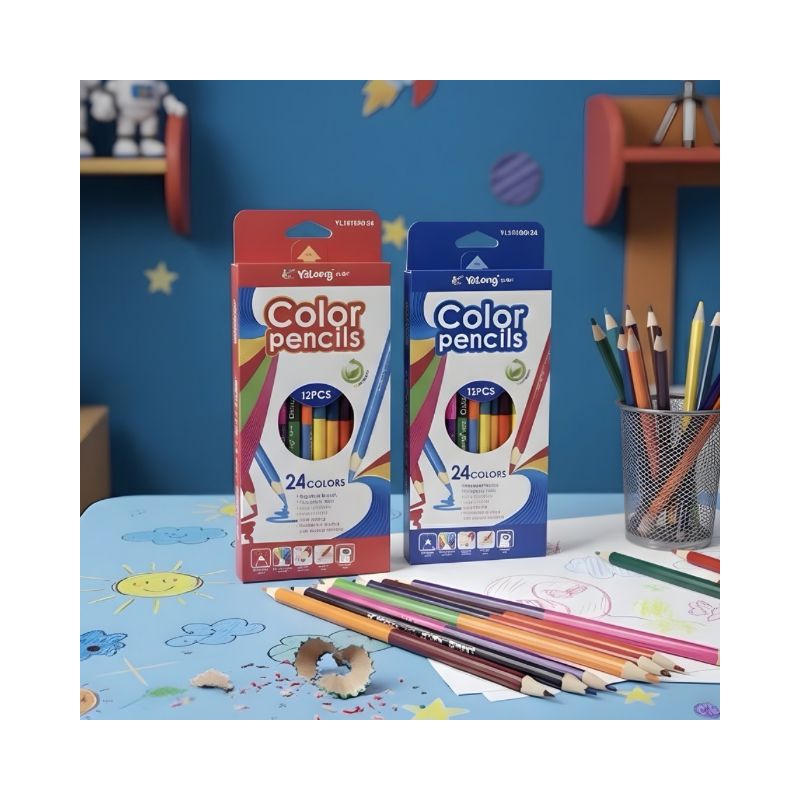 3 Duo Color Pencil No. 191040-12 ( 12 Pencil/ 24 Color ) - Image 1