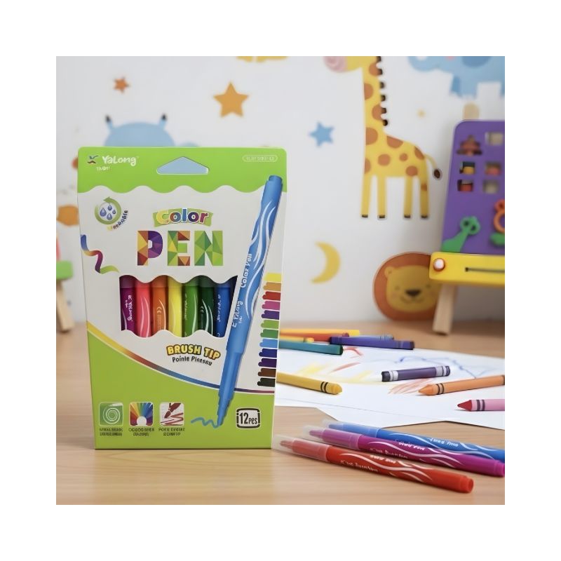 4 Single Tip Color Pen No. 875081 ( 12 Pcs ) - Image 1