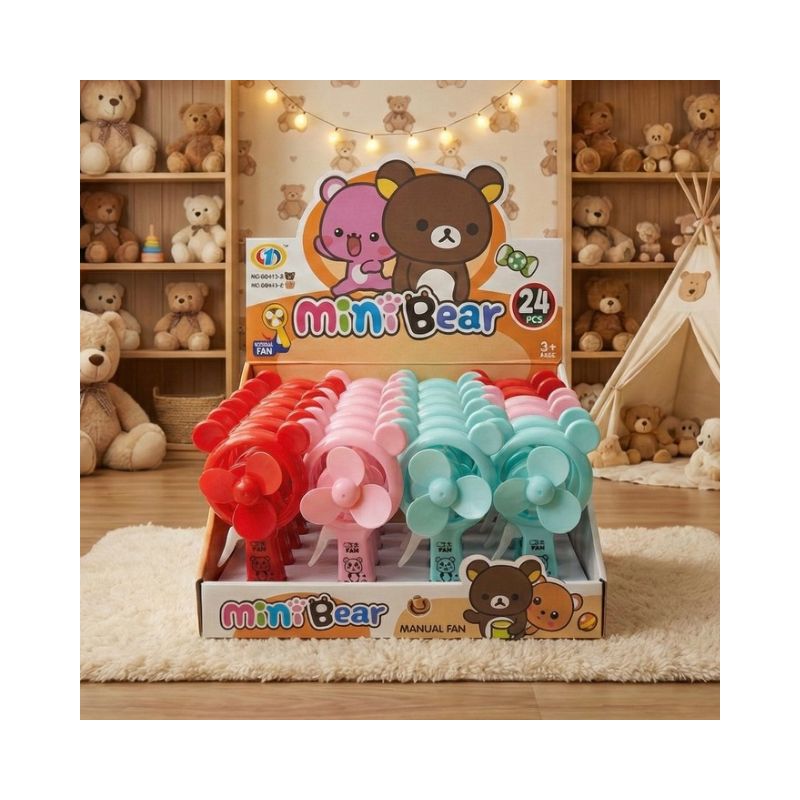 1 Mixed Hand Fan ( 24 Pcs Box ) - Image 1