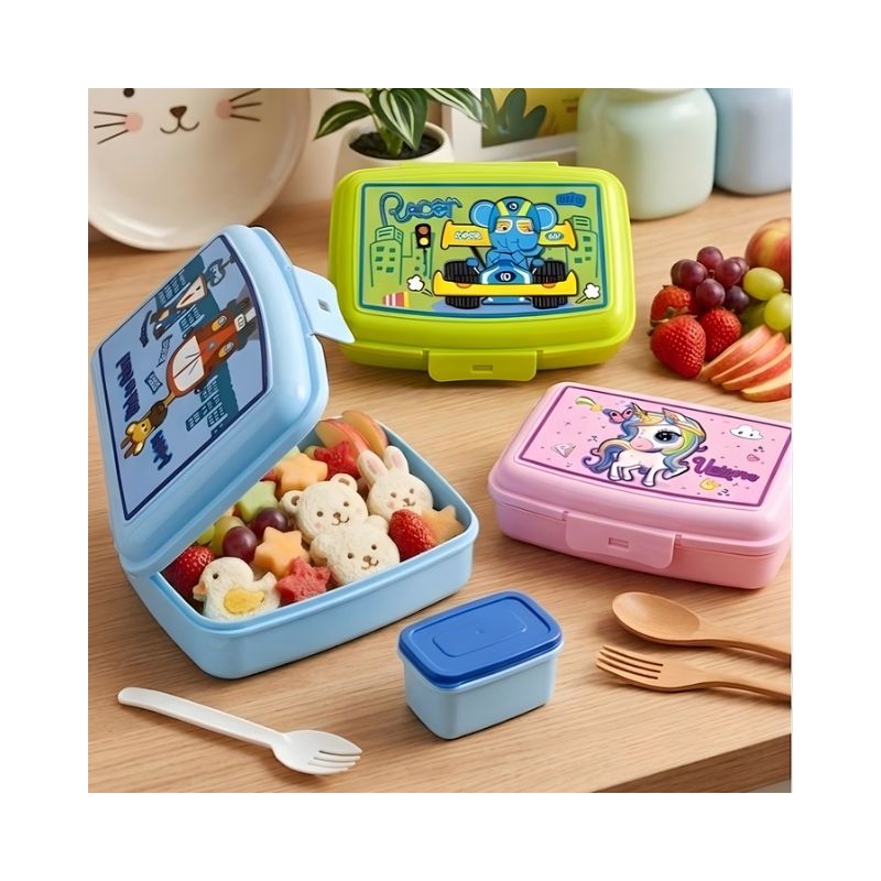 4 Lunch Box No. PPC-70 - Image 1
