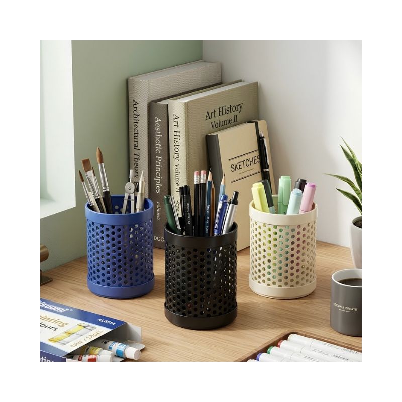 2 Plastic Pen Stand No. 848 - Image 1